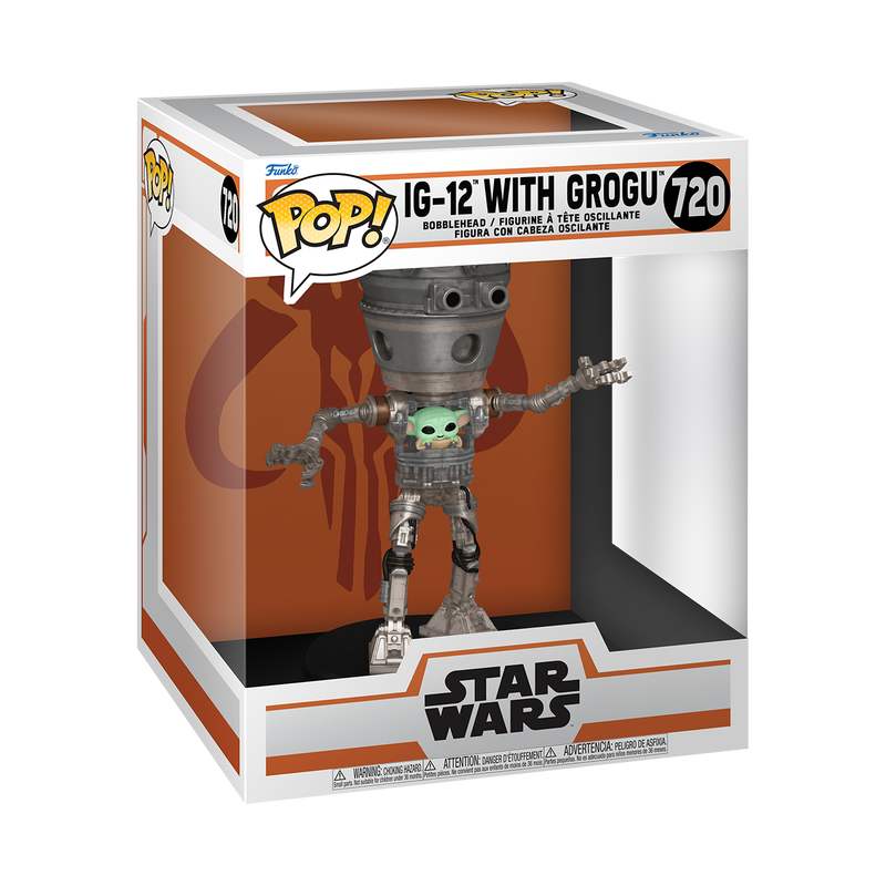 Star Wars Deluxe IG-12 with Grogu #720 Pop! Vinyl figure