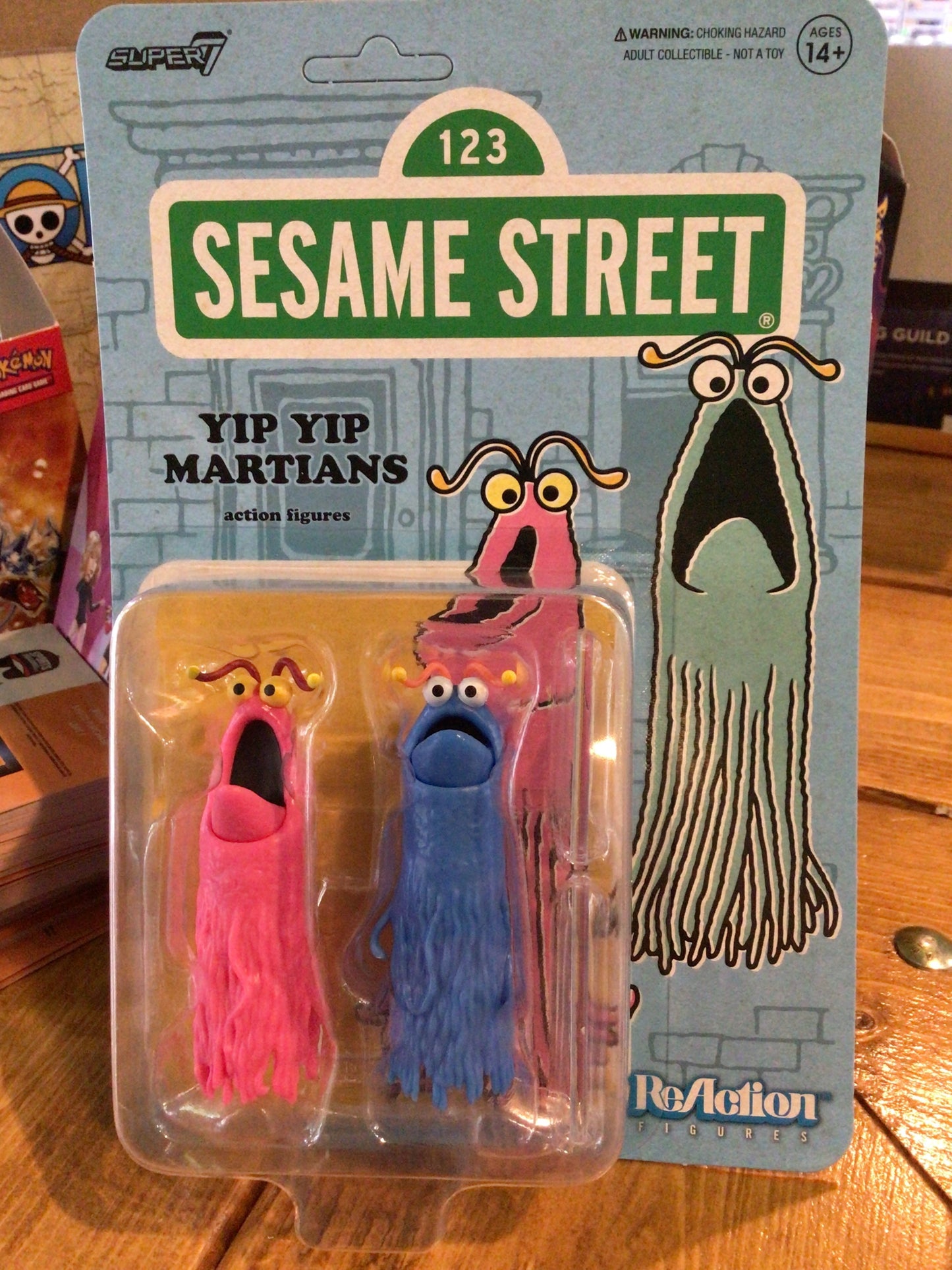 Super7 - Sesame Street REACTION FIGURE - Yip Yip Martians