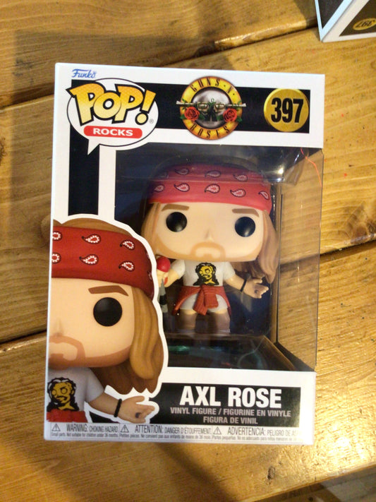 Guns N Roses - Axl Rose #397- Funko Pop Figure (Rocks)