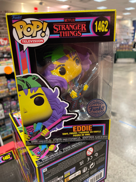 Stranger Things Special Edition Blacklight Eddie Munson #1462 - Funko Pop! Vinyl Figure (television)