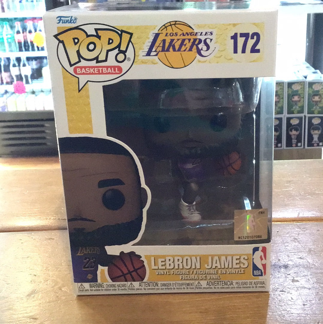 NBA Lakers LeBron James #172 Funko Pop! Vinyl figure sports