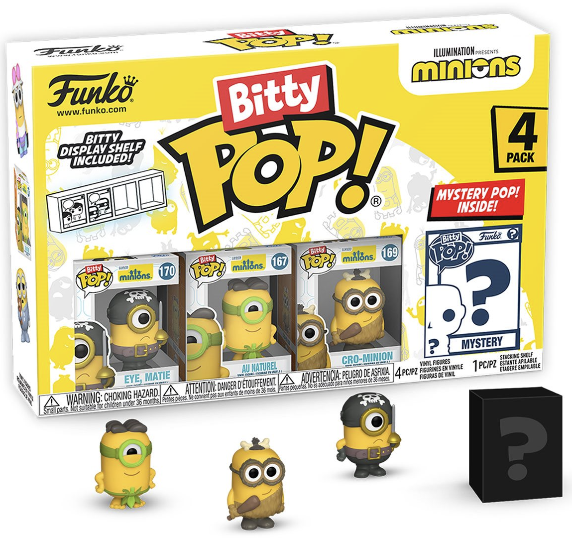 Minions Bitty Pop 4 Pack Funko Pop! Vinyl Figure