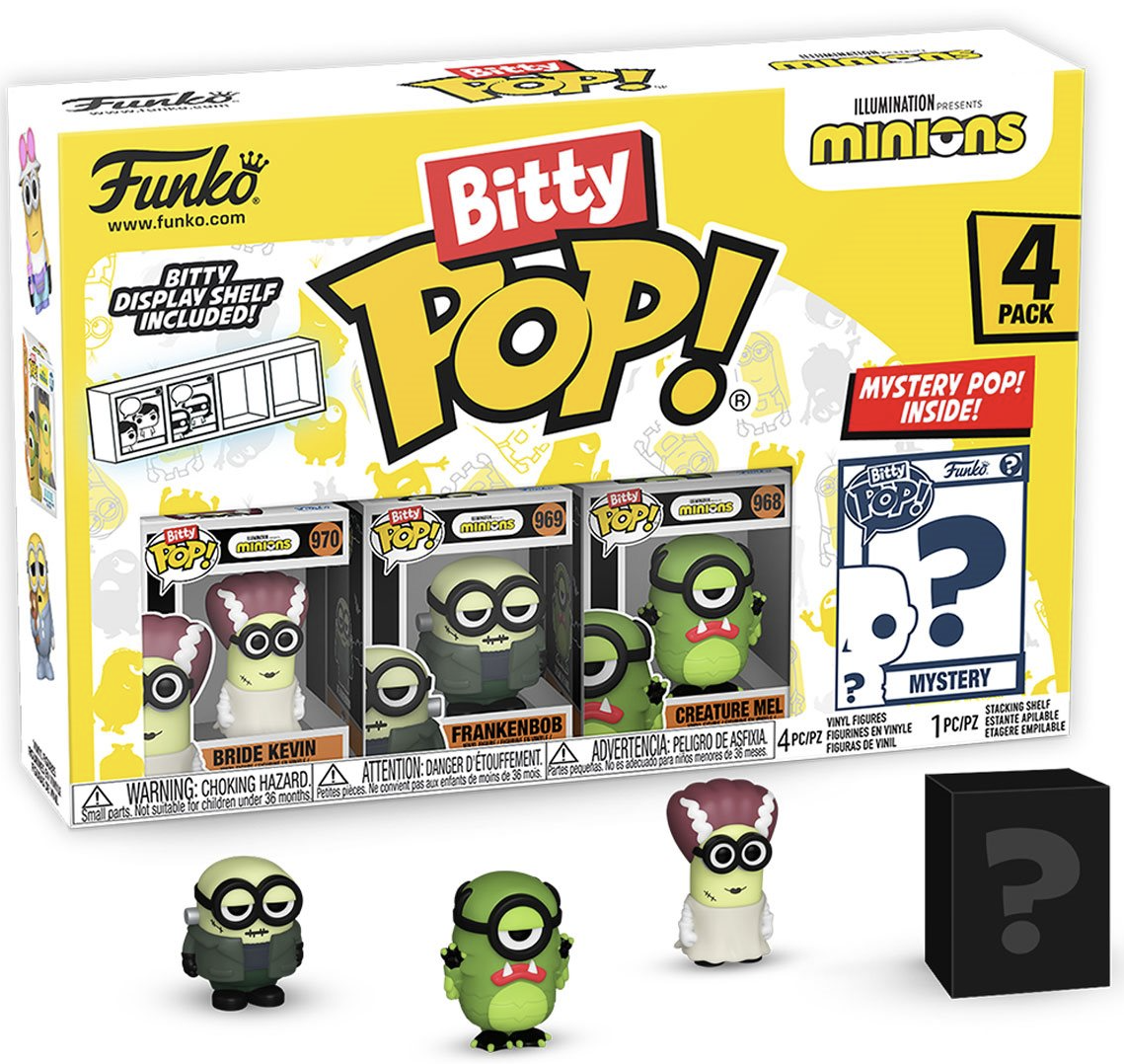 Minions Bitty Pop 4 Pack Funko Pop! Vinyl Figure