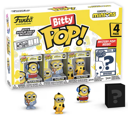 Minions Bitty Pop 4 Pack Funko Pop! Vinyl Figure