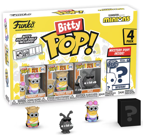 Minions Bitty Pop 4 Pack Funko Pop! Vinyl Figure