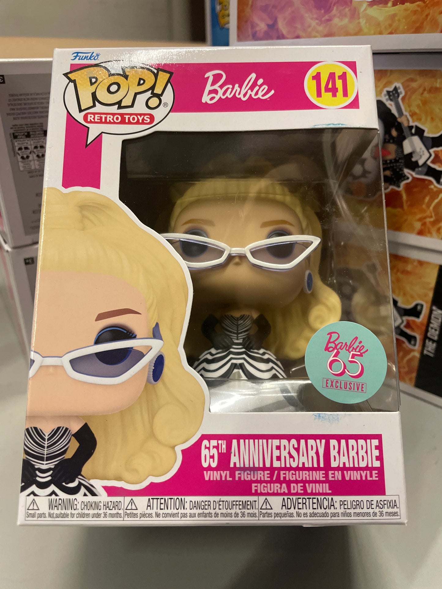 Barbie 65th anniversary 141 Funko Pop! Vinyl Figure cartoon