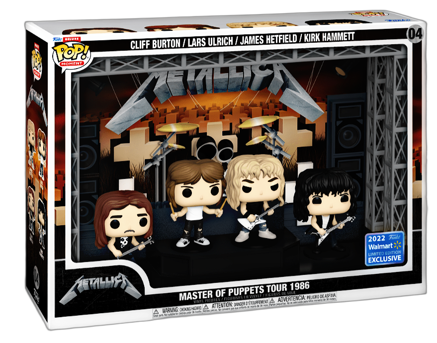 Metallica - Master of Puppets Tour 1986 - Funko Pop Deluxe Moment (Rocks)