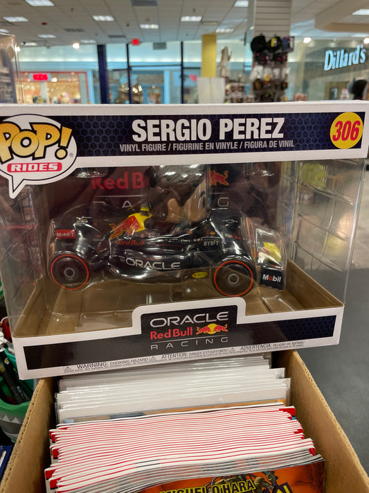 Racing Stars: formula one Oracle Racing - Sergio Perez in car- Funko Pop! Vinyl Figure