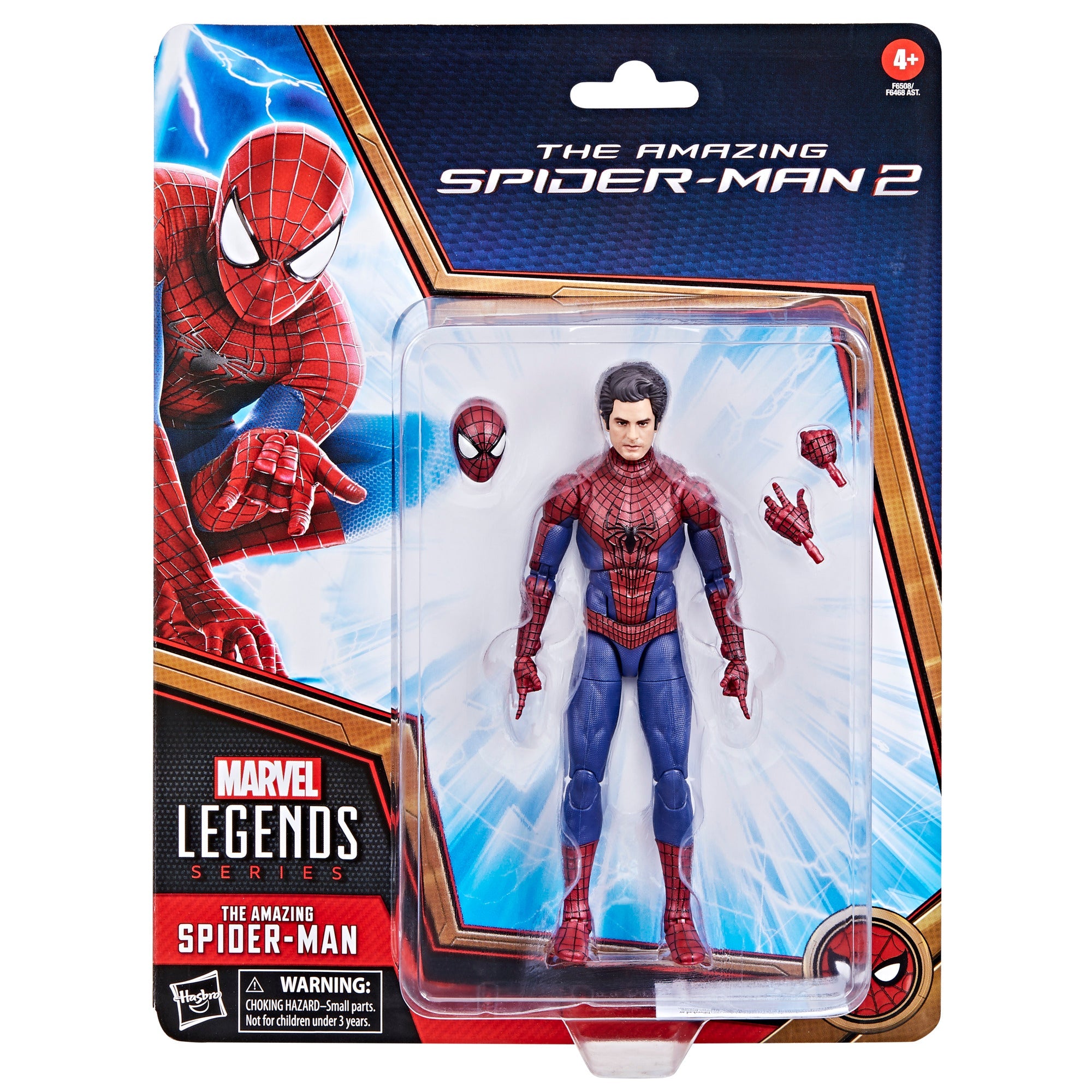 Tall spider deals man action figure