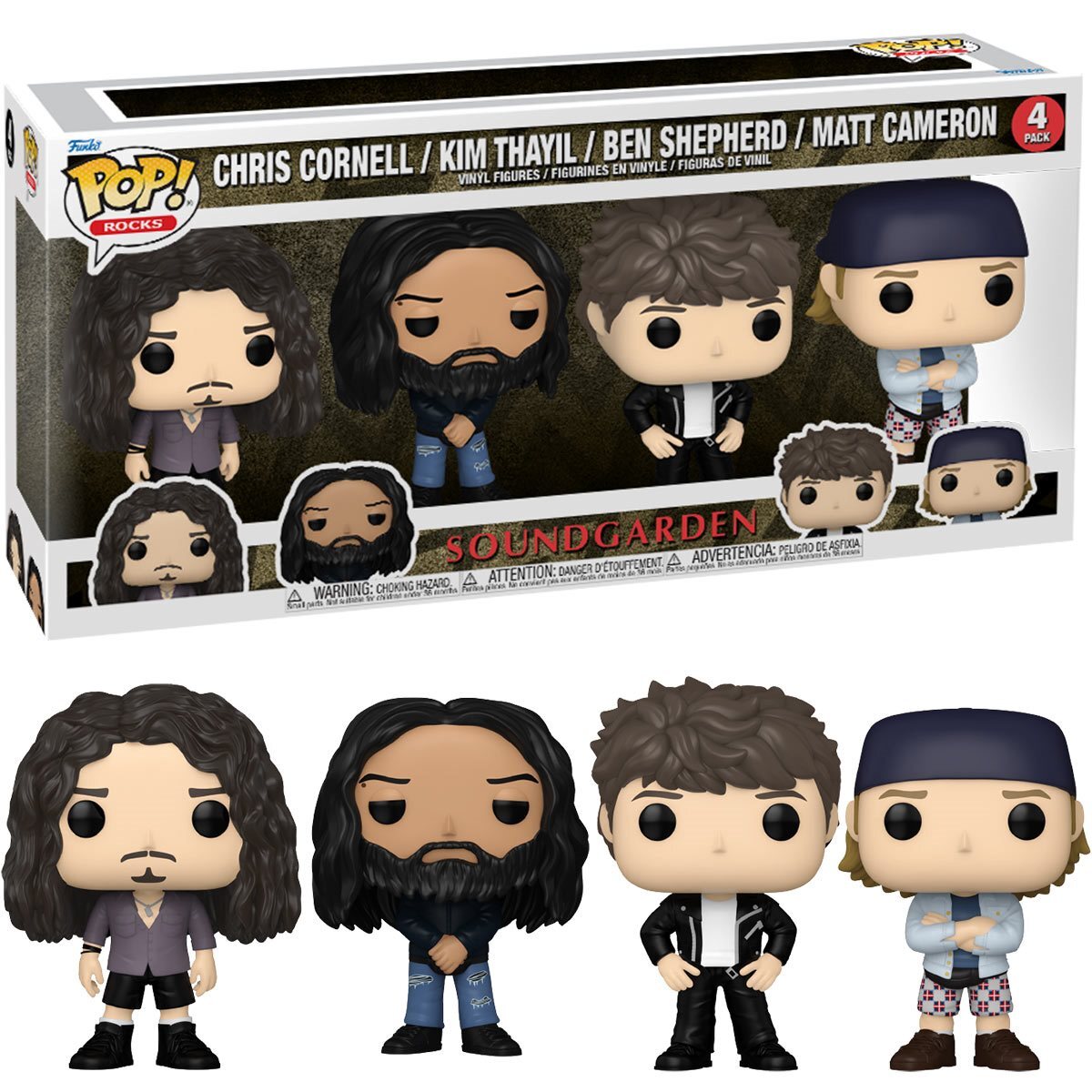 Soundgarden 4 pack Funko pop vinyl rocks