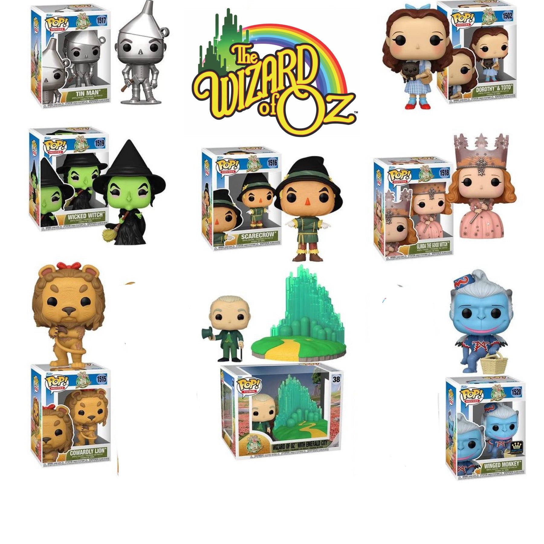 Funko Pop WIZARD OF OZ OOB store MONKEY AND SCARECROW