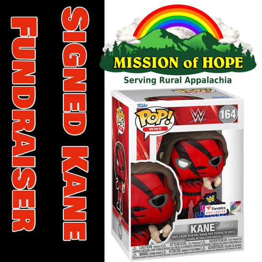 Mission Of Hope - Kane signed Funko Pop! Vinyl figure fundraiser pop