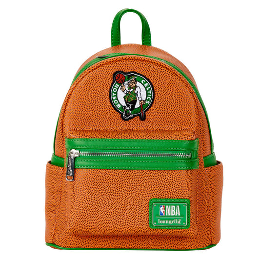 NBA Boston Celtics Basketball Print Mini-Backpack by Loungefly