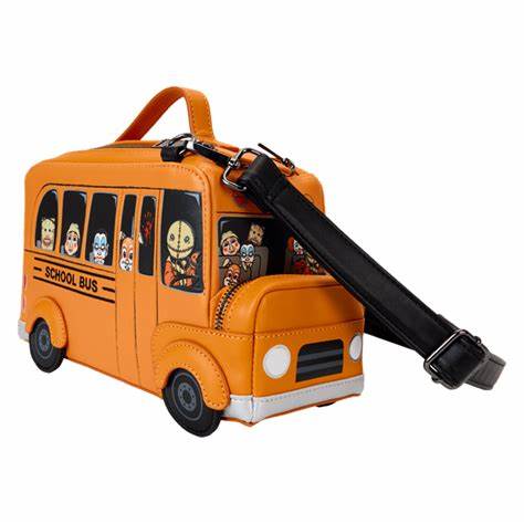 Trick 'r Treat School Bus Crossbody Bag by Loungefly