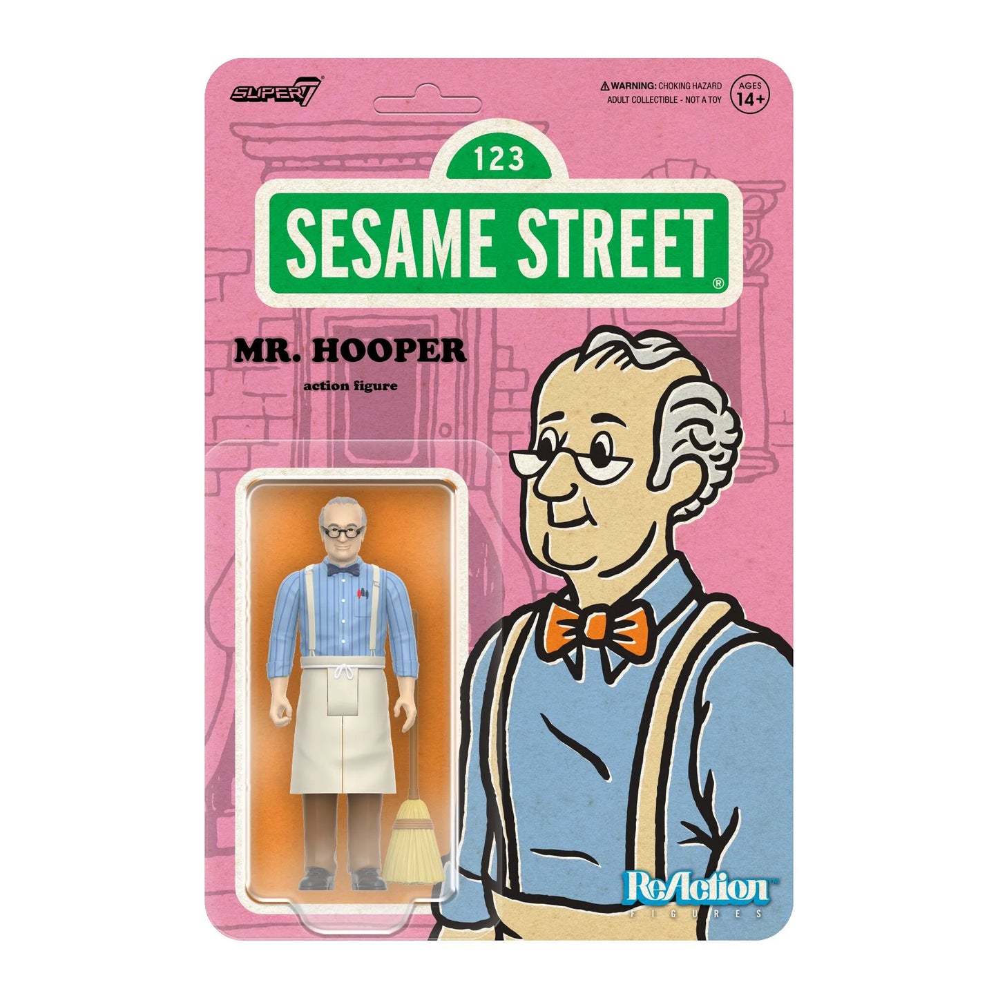 Super7 - Sesame Street ReAction Figure - Mr. Hooper