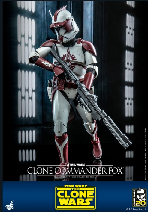 Hot Toys Sideshow Collectibles Clone Commander Fox Sixth Scale Figure