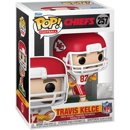 NFL Chiefs - Travis Kelce (Away) #257 - Funko Pop Vinyl Figure (Sports)