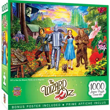 Wizard of Oz Off to see the Wizard 1000 piece puzzle new