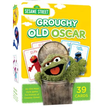 Sesame Street Grouchy old Oscar card game