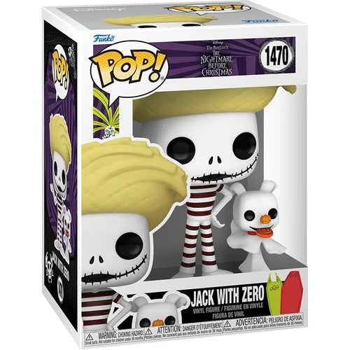 Disney Nightmare before Christmas Jack Skellington with Zero beach Funko Pop! Vinyl Figure