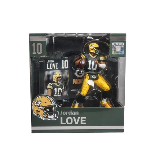 NFL SportsPicks 2024 Wave 1 Green Bay Packers Jordan Love 7-Inch Scale McFarlane Toys