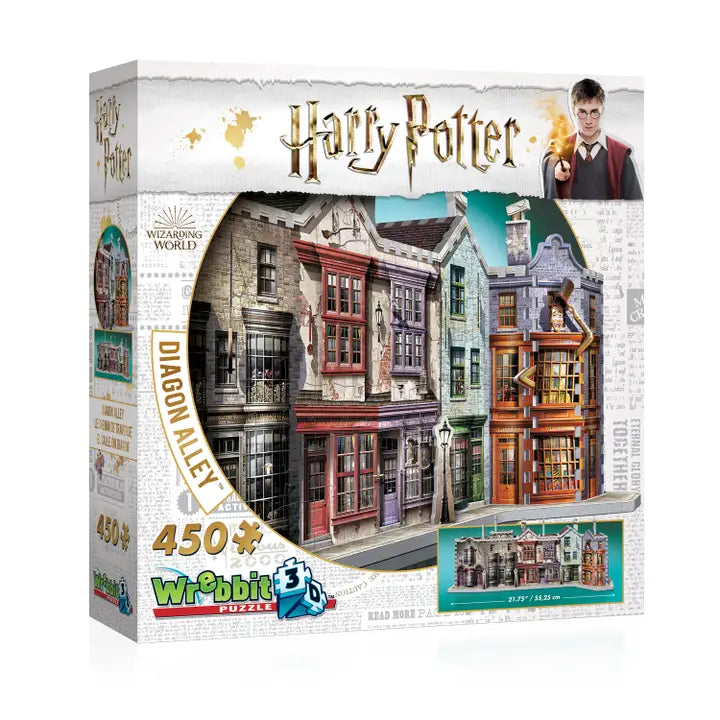 Wrebbit 3d puzzle Harry Potter Diagon Alley 450 piece