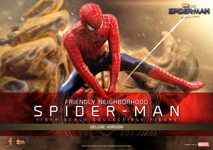 Hot Toys Sideshow Collectibles Friendly Neighborhood Spider-Man (Deluxe Version) Sixth Scale Figure