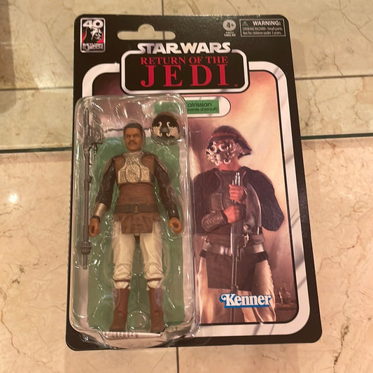 Star Wars black series rotj Lando Calrissian skiff guard Kenner hasbro action figure