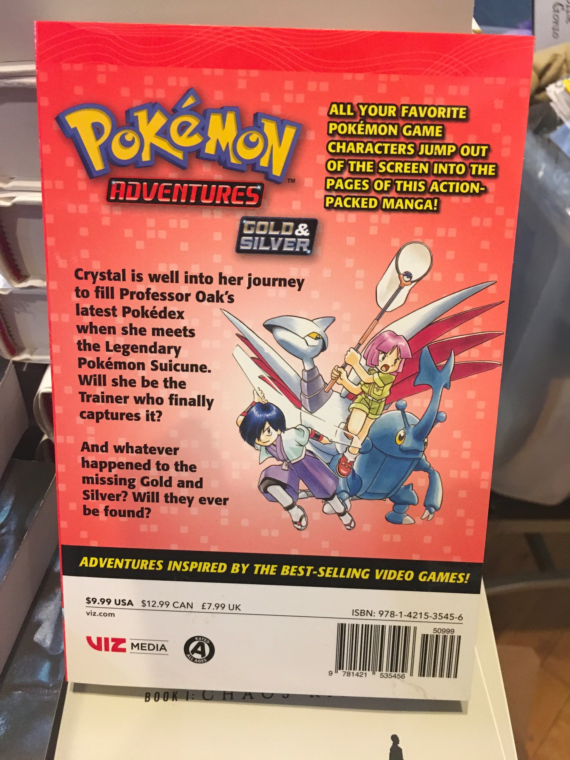Viz Media's Pokemon Adventures Gold and Silver Vol 8 Manga for only
