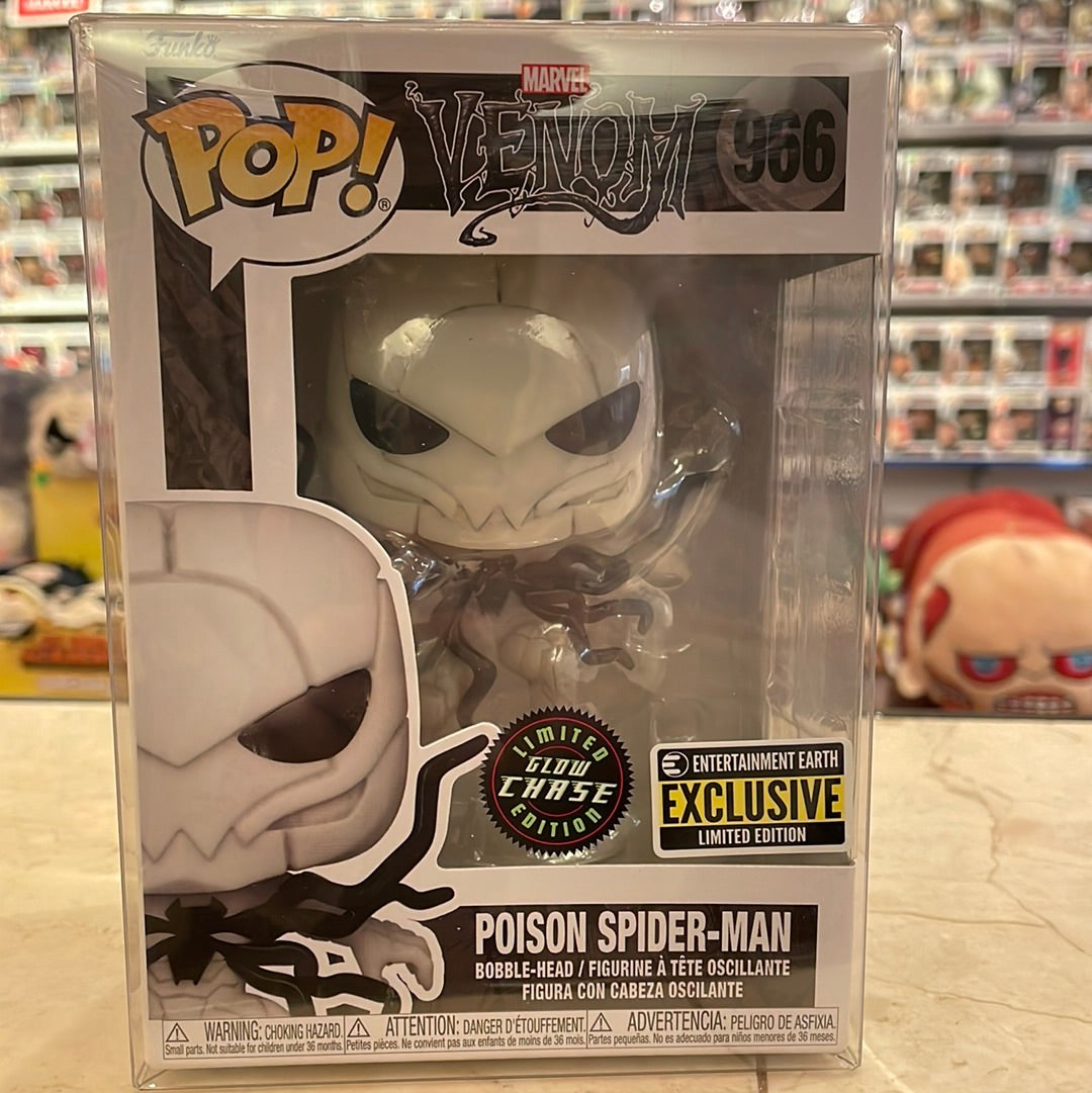 FUNKO POP Marvel Venom Poison popular Spider man 966 Entertainment Earth Exclusive CHASE