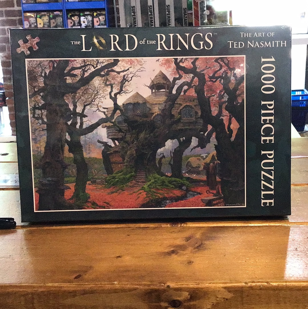 Lord of the Rings  - The Art of Ted Nasmith - Treehouse  - 1000 Piece Puzzle