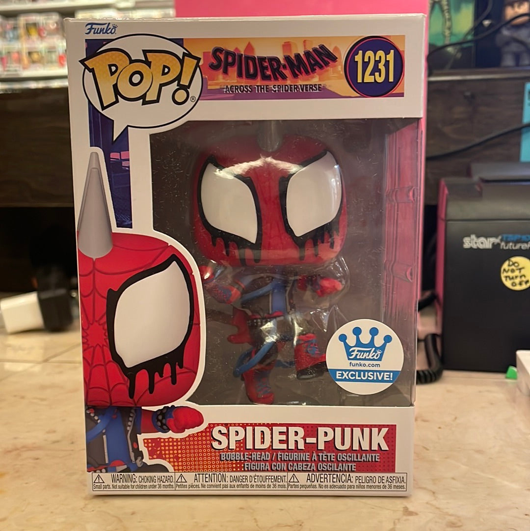 Spider-Punk #1231 Exclusive marvel Funko pop vinyl Figure