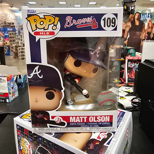 SPORTS: MLB: Braves - Matt Olson #109 - Funko Pop! Vinyl Figure