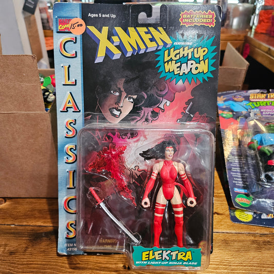 X-men Classics - Elektra w/Ninja Blade - Toy Biz Action Figure