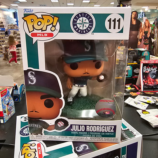 SPORTS: MLB: Mariners - Julio Rodriguez #111 - Funko Pop! Vinyl Figure