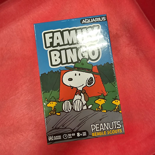 Peanuts Beagle Scouts Family Bingo Game