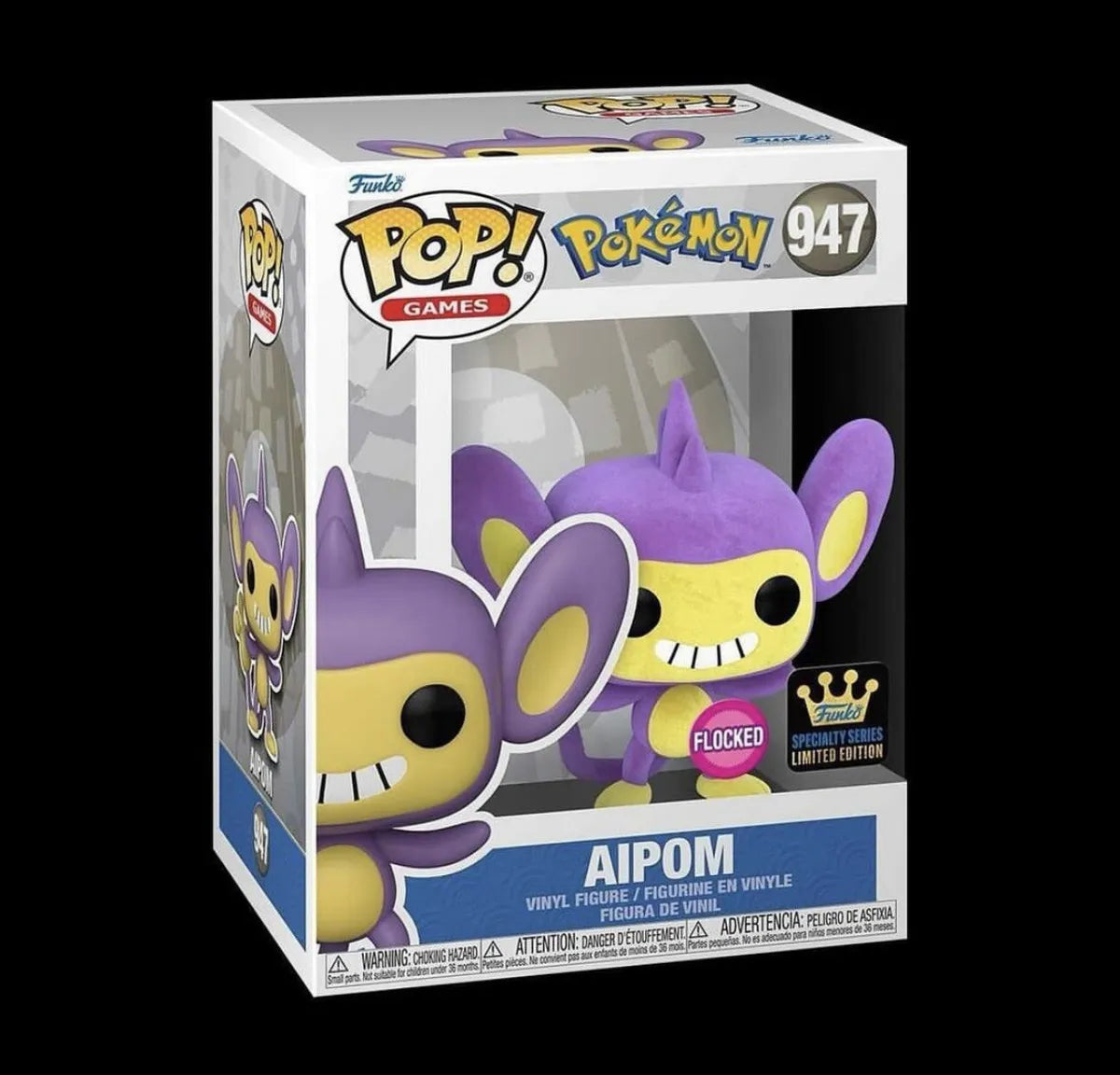 Pokemon Specialty Series Aipom flocked Funko Pop! Vinyl Figure games