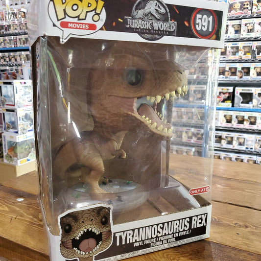 Jurassic World - Tyrannosaurus Rex #591 - 10-inch Exclusive Funko Pop! Vinyl Figure (Movies)