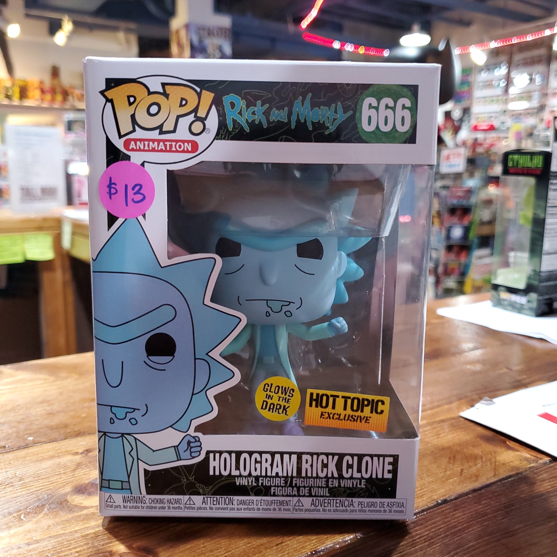 Rick and Morty - Hologram Rick Clone #666 (Hot Topic Exclusive) - Funk ...