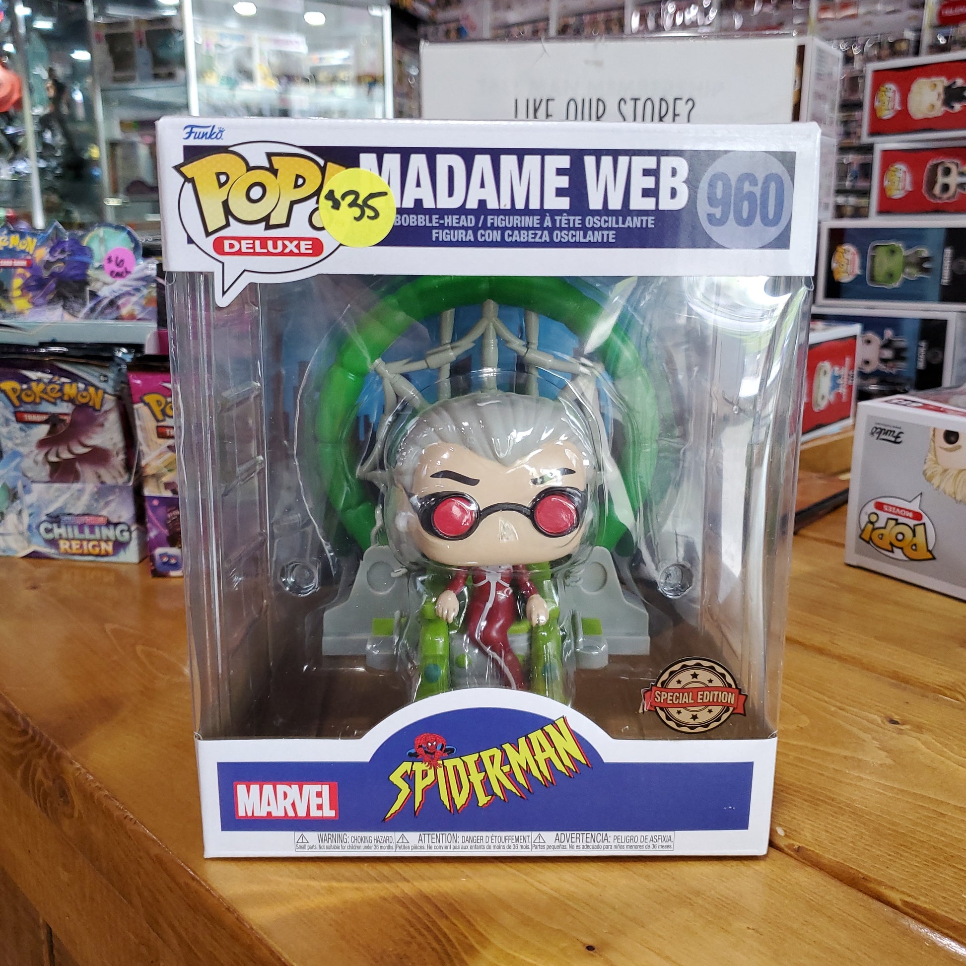 FUNKO: Pop Figura Marvel Spider-man Madame Web Esclusiva Funko - Vendiloshop