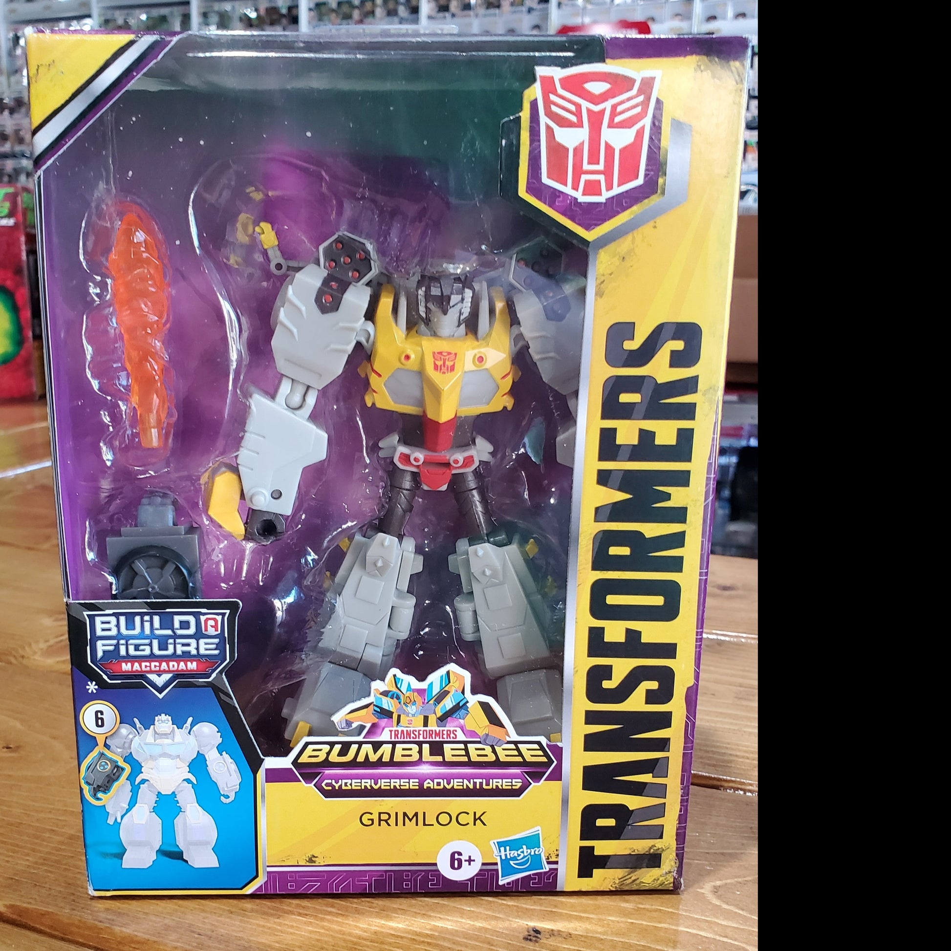 Transformers: Bumblebee Cyberverse Adventures Grimlock Build-a-Figure by Hasbro | Tall Man Toys and Comics