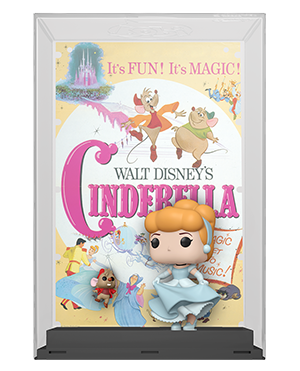 – Disney 100 - - #12 Funko Jaq Pop! Comics Tall Man Toys Poster with & Movie Cinderella