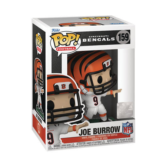 NFL BENGALS JOE BURROW HOME UNIFORM Funko Pop! Vinyl figure Sports