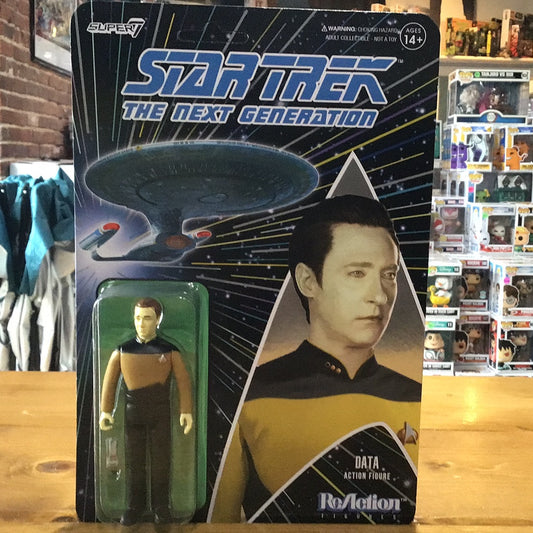 STAR TREK THE NEXT GENERATION REACTION FIGURE - Data new