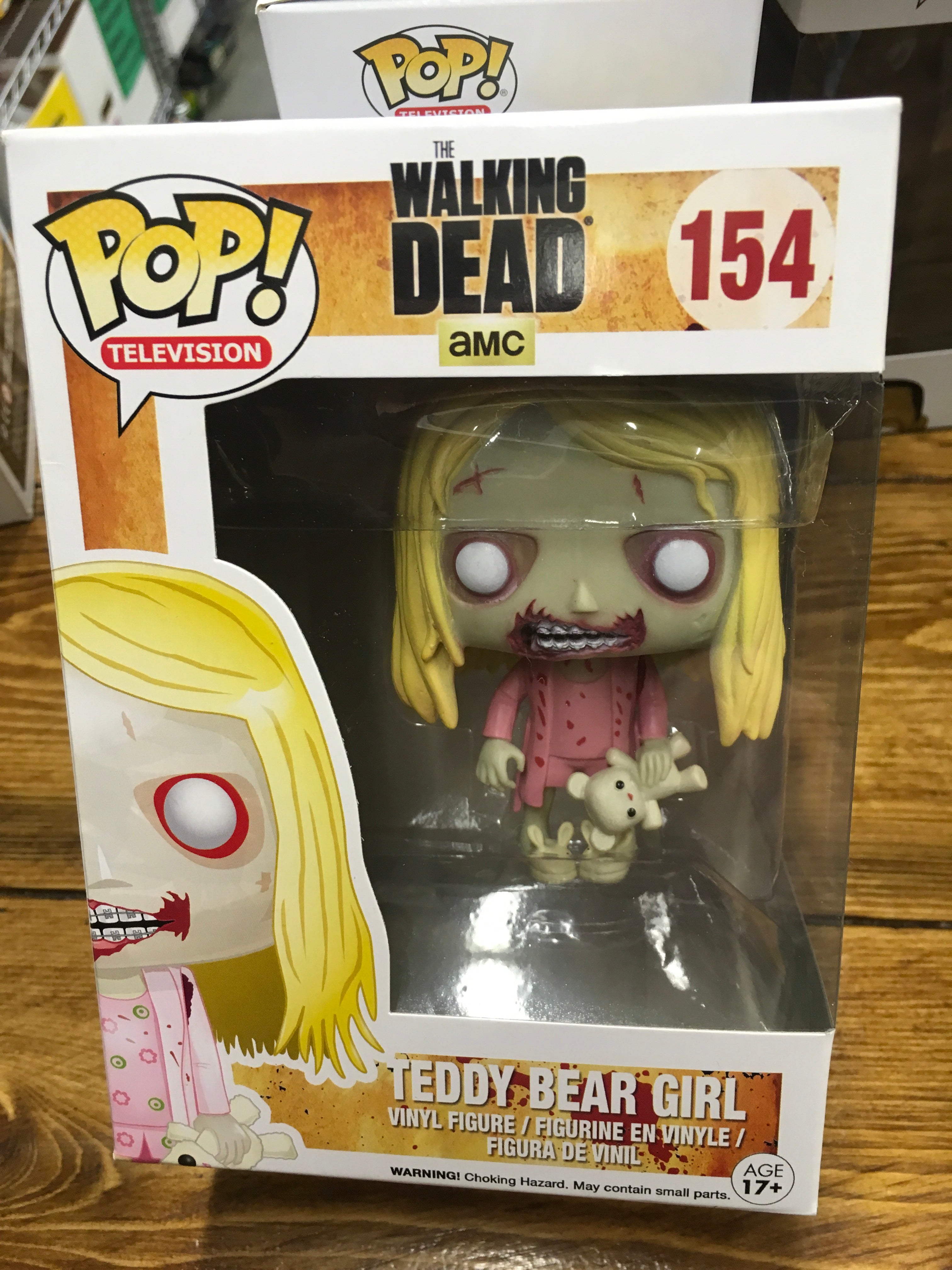 Funko pop walking cheap dead teddy bear girl