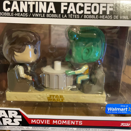 Star Wars Cantina Faceoff exclusive Funko Pop movie moments