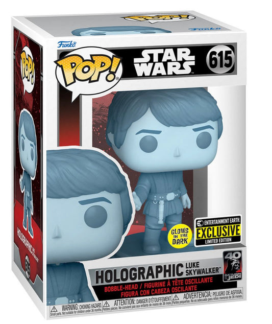 Star Wars RotJ 40th- holographic Luke Funko Pop! Vinyl Figure