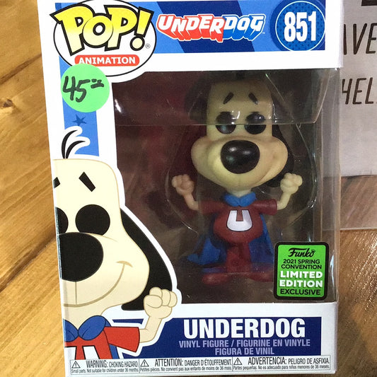 Underdog 851 Exclusive Funko Pop! Vinyl Figure cartoon