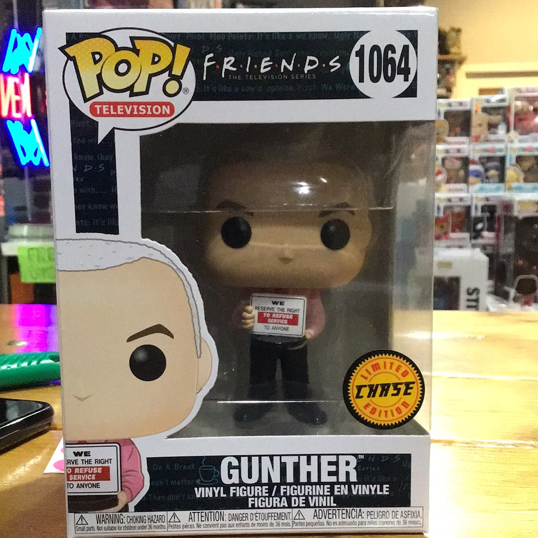 Funko POP TV: Friends- Gunther w/Chase (Style May Vary), Multicolor, One  Size