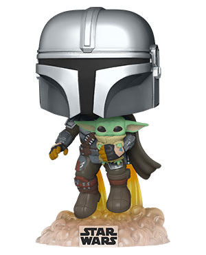 Star Wars: The Mandalorian - Mando Flying w/Jet Pack #402 - Funko Pop! Vinyl Figure